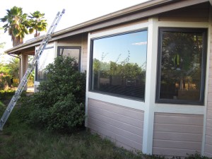 22-year-old house with a badly-executed lanai enclosure that skimped on materials and on construction techniques.