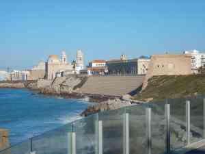 Image of the coastline and cathedral of Cadiz, Spain | The-Military-Guide.com