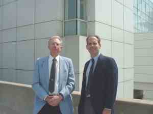 Image of Dean Nordman and Doug Nordman after Grandpa's funeral in 2002. | The-Military-Guide.com