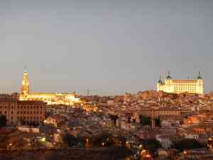 Image of the city of Toledo Spain at dusk | The-Military-Guide.com