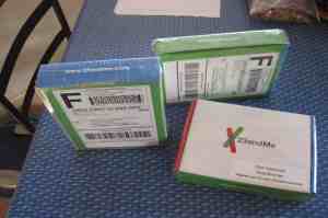 Image of three shrinkwrapped 23andMe genetic testing kits used by our family to map our genomes, which led to my learning that I have two APOE4 genes associated with a higher risk of Alzhieimer's Disease. | The-Military-Guide.com