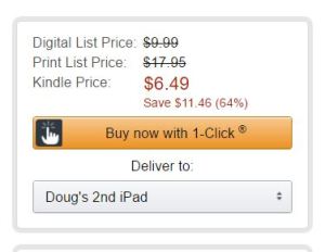 Image of Amazon's "Buy now with 1-Click" button on the order page | The-Military-Guide.com