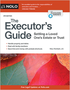 Image of Nolo Press book "The Executor's Guide: Settling a Loved One's Estate or Trust" | The-Military-Guide.com