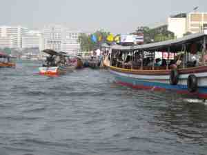 Photo of Bangkok Chao Phraya riverboat taxi landing | The-Military-Guide.com