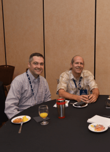Ryan Guina (left) and Doug Nordman (right) at a USAA conference in 2016. | TheMilitaryGuide.WordPress.com