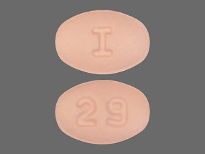 Image of rosuvastatin (Crestor) 5mg pill I 29 code statin, only 6mm oval | MilitaryFinancialIndependence.com